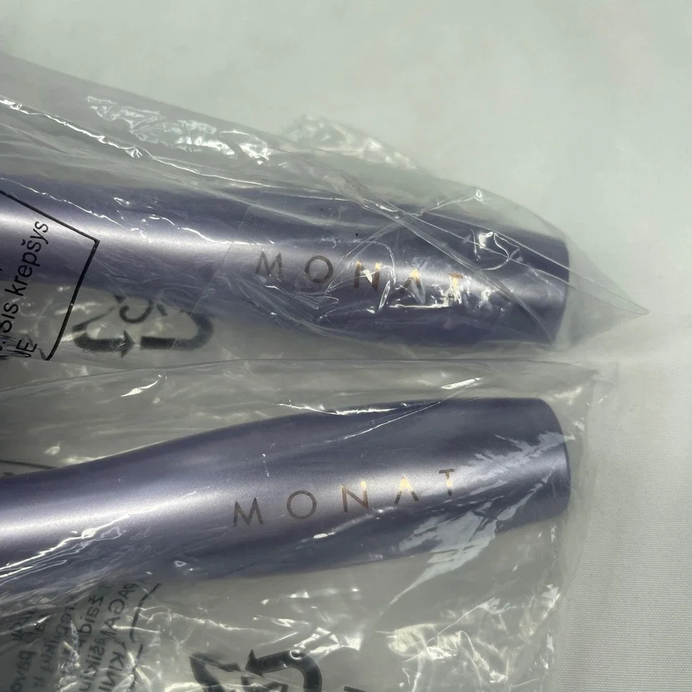 Monat Round Hair Brush Set 2pc Vented Thermal Blowout Brushes Purple NIP